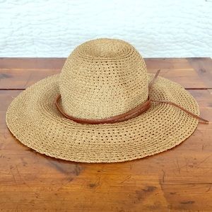 Floppy Straw Sun Hat by Eugenia Kim
